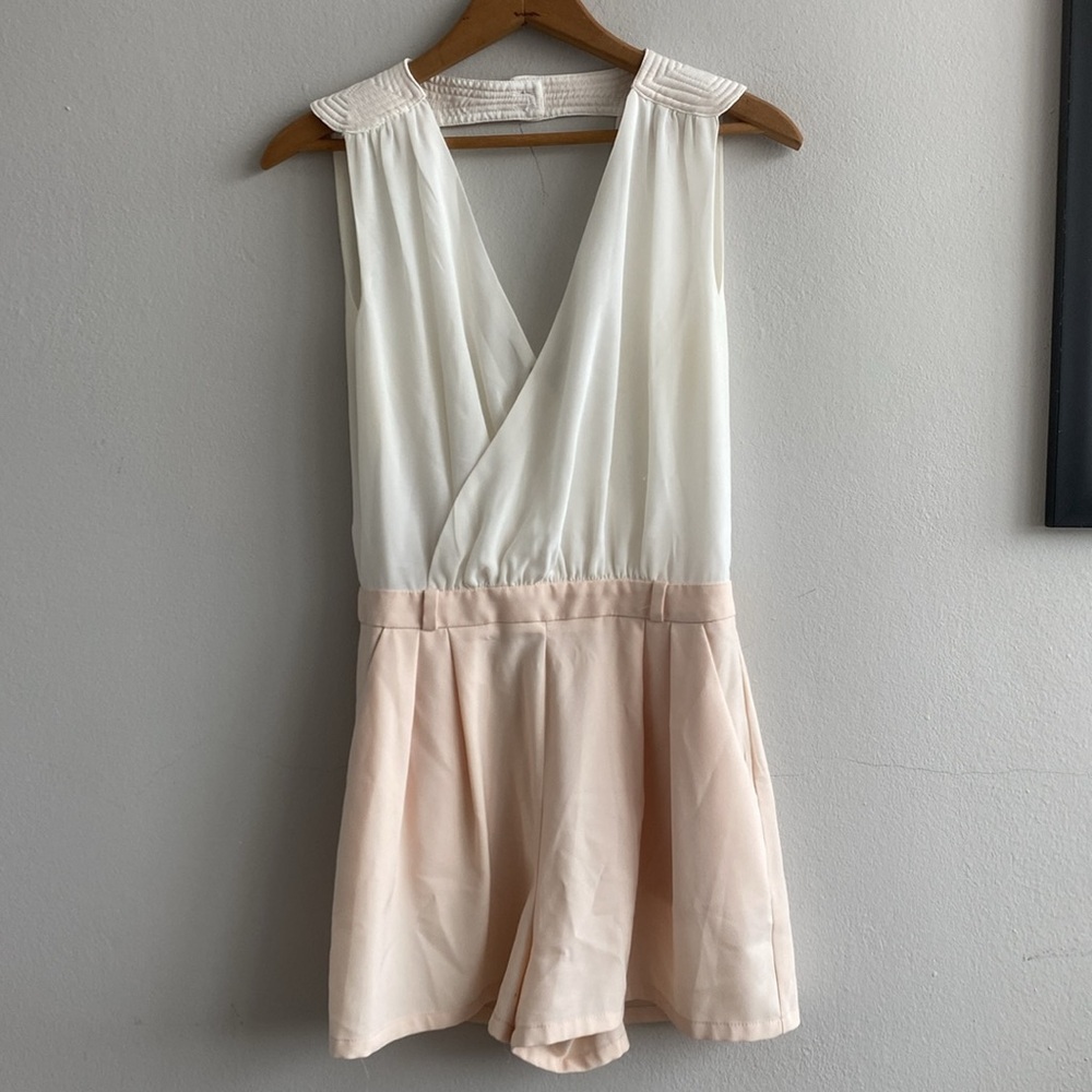 Open back short jumpsuit!
